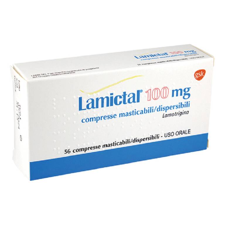 LAMICTAL*56CPR DISP 100MG